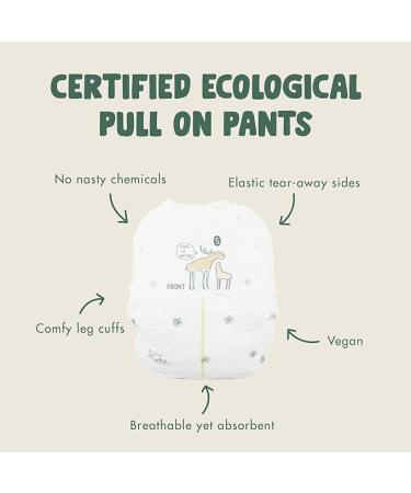 Eco by Naty Pull Ups - Hypoallergenic and Chemical-Free Training Pants Highly Absorbent and Eco Friendly Pull Ups for Boys and Girls - Size (5) 3T-4T (26-40 lbs) â 80 Count - Buy Online on GoSupps.com