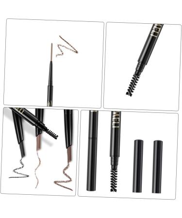 PLAFOPE 2 1 Eyebrow Makeup Tools Automatic Rotating Pencil Make up Kit Pencil Brush Microblading Pencil 1 count (Pack of 1) Grey - Buy Online on GoSupps.com