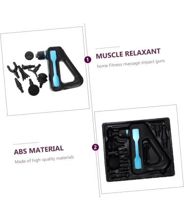 Fomiyes Portable Triangular Fascia Muscle Massage Device - Hand & Neck Percussion Massager for Body Relaxation | Mini Fitness Relaxer in ABS - Buy Online on GoSupps.com