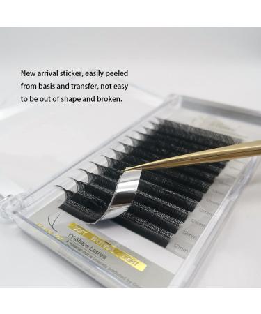 Costory YY Eyelash Extension Double Tips | 4D Volume Soft Light Natural Accessories | D Curl 0.07mm - 13mm | Easy Fans for Hand-Woven Blooming Artificial Eyelashes - Buy Online on GoSupps.com