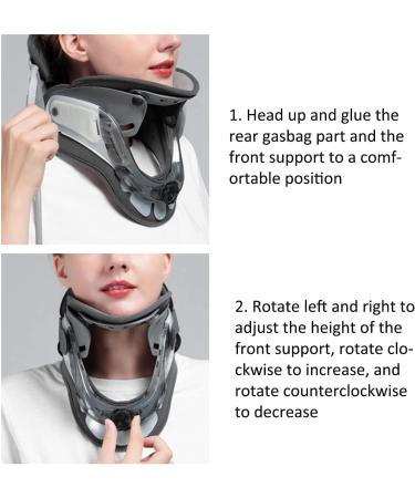 SAFWEL Neck Support - Height Adjustable Cervical Traction Device for Home Neck Decompression - Buy Online on GoSupps.com