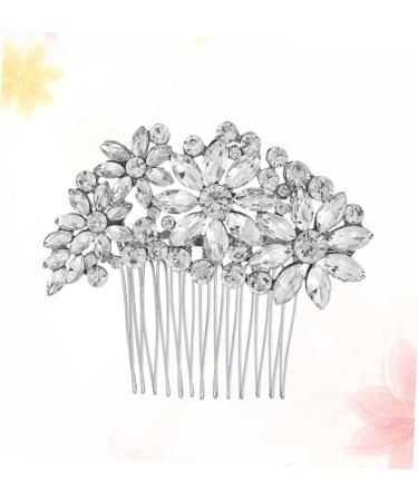 Angoily Hair Comb for Bride Pearl Veil Green Faux Fur Scrunchies Bride Hair Clip Pearl Hair Pin Pearl Hair Barrettes Bridal Veil Pearl Hair Clip Bride Comb Wedding Rhinestone - Buy Online on GoSupps.com