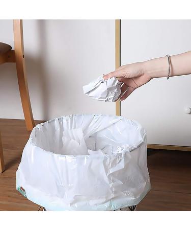 Stevlogs Trash Bag Home Kitchen Living Room Drawstring Garbage Bag Drawstring Design Garbage Bag Waterproof Rubbish Pouch 45x50cm & 72 Pcs/Set 1 - Buy Online on GoSupps.com