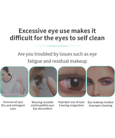 Eye Wash Cups | Silicone Eye Washer Portable Cleaning Cup - Soft Eye Bath Eye Cleaner Cup with Scale for Eye Washing Refresh and Clean Tired Eyes Skoulazeo Blue - Buy Online on GoSupps.com