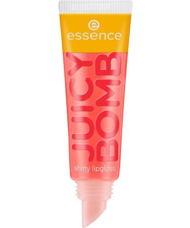 essence JUICY BOMB Shiny Lip Gloss No. 103 Proud Papaya Orange Shiny Shimmer Radiant Fresh Vegan Alcohol Free Pack of 3 x 10 ml 103 Proud Papaya 10 ml (Pack of 3) - Buy Online on GoSupps.com