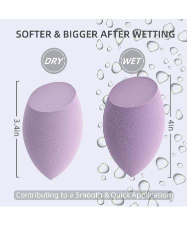 Dolovemk Large Makeup Sponges Blender Supple Foundation Sponge with a Flat Angle Body Makeup Sponge Powder Puff Soft Beauty Sponge Blender Latex-Free for Foundation Bronzers Highlighters Body Makeup - Buy Online on GoSupps.com
