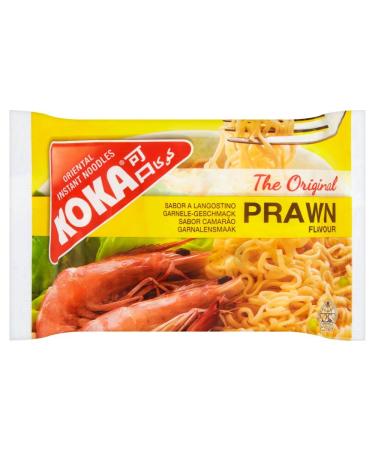 Koka Oriental Style Instant Noodles | Prawn Flavour | Snack or Meal Accompaniment | Ready in 2 Minutes | 85g (Pack of 30) - Buy Online on GoSupps.com