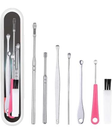 2sets Ear Wax Pickers Stainless Steel Earpick Wax Remover Curette Ear Pick Cleaner Ear Cleaner Spoon Care Ear Clean Tool - Buy Online on GoSupps.com