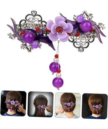 Didiseaon Hairpin Decorative Hair Clips for Women Rhinestone Hair Clamps Barrettes for Thick Hair Rhinestone Bobby Pins Crystal Hair Clip Vintage Miss Rhinestone Flower Purple Rhinestones - Buy Online on GoSupps.com