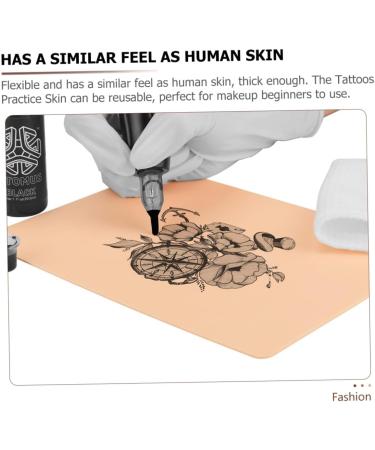 OHPHCALL 5pcs Face Tattoos for Semi Tattooing Embroidered Practice Beginner Microblading Skin Eyebrows 18.8x14.1cm Orange B - Buy Online on GoSupps.com
