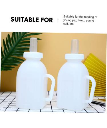 ibasenice Mam Bottles Newborn 2 Sets Goat Milk Bottle Baby Bottle Milk Bottle for Young Livestock Lamb Milk Bottle re-usable - Buy Online on GoSupps.com