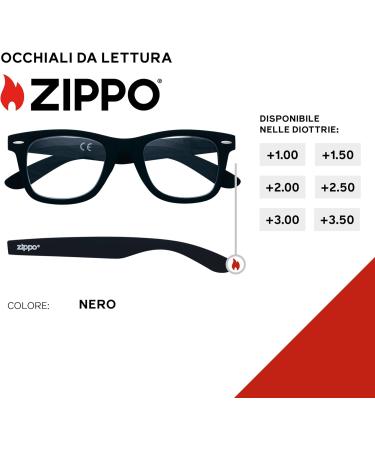 Buy Zippo Reading Glasses 2.50 - Stylish & Durable 31Z-Pr65-250 | International Shipping Available - Buy Online on GoSupps.com