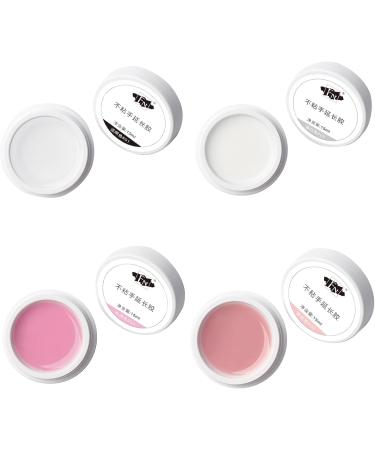 15ML Quick Extension Polish Semi Permanent Acrylic White Clear Gel UV Gel Nail Art Polish Varnish Manicure Bare Skin Tone - Buy Online on GoSupps.com
