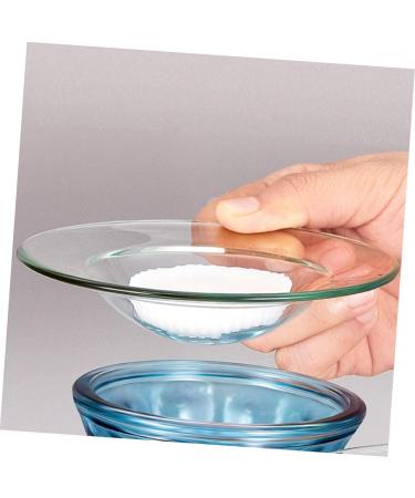 Garneck 6-Piece Glass Bowl Candlestick Set | Candle Heat Plate & Wax Warmer Accessories | Transparent 12x12cm - Perfect for Home D cor - Buy Online on GoSupps.com