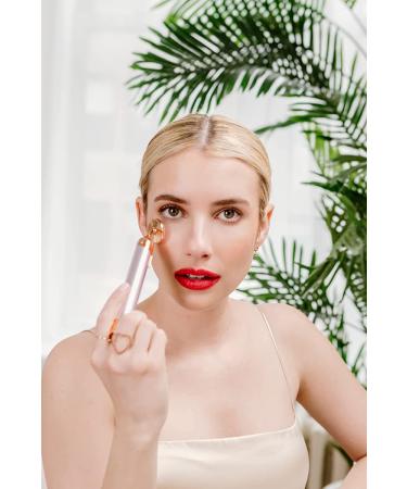 Finishing Touch Flawless Contour Vibrating Facial Roller & Massager - Rose Quartz | Shop Now - Buy Online on GoSupps.com