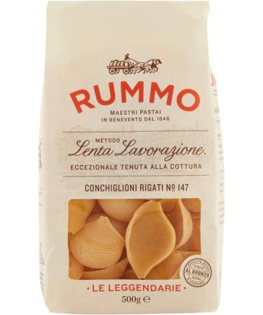  Italian Gourmet E.R. Rummo Conchiglioni Rigati N 147 4 500 g Pulled Bronze Lenta Lavorazione large shell noodles to fill and gratin resistant to baking and biting durum wheat semolina from - Buy Online on GoSupps.com