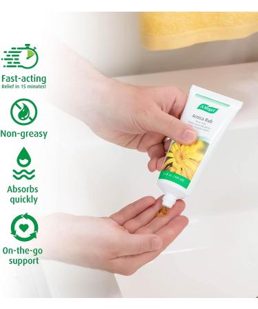 A.Vogel Arnica Rub 3.5 oz - Organic Arnica Extract for Joint Mobility & Muscle Stiffness - Vegan & Gluten-Free - Buy Online on GoSupps.com