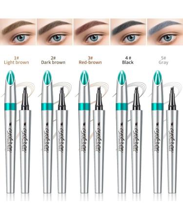 2024 New Magic Eyebrow Pencil - Enhanced 3D Waterproof Microblading Eyebrow Pencil Contouring Pen for Perfect Eyebrow Color. Natural Fine Stroke Microblading Eyebrow Pencil with 4 Precise A-04 - Buy Online on GoSupps.com