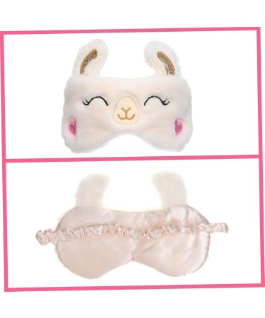Hohopeti Masque de Nuit Occultant Peluche Lama Cache-yeux Confortable et Doux pour Femmes et Filles Lumi re pour Sommeil Paisible - Buy Online on GoSupps.com