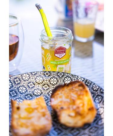 Maison Cr tet | Acacia Honey and Royal Jelly | 5gr of royal jelly in this jar | Glass jar | Recipe developed in France | preparation in 250gr jar - Buy Online on GoSupps.com