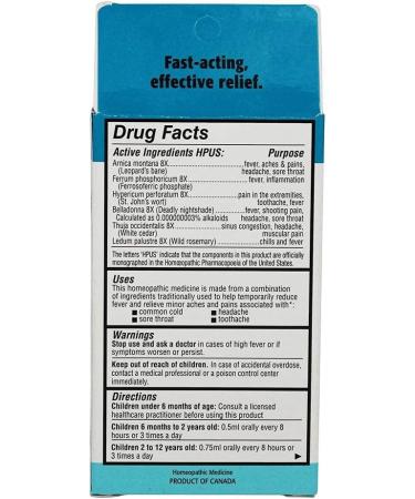 Kids Relief Pain & Fever by Homeolab USA - Fast-Acting Relief for Children - Buy Online on GoSupps.com