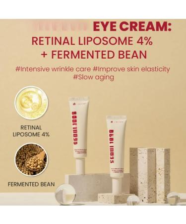 Littlewonderland corp RET Eye Cream Retinal Liposome 4 + Fermented Bean Eye Cream Koreanskincare Kbeauty 100 Authentic Korean Skincare 30ml Skinkura - Buy Online on GoSupps.com