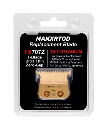 BaBylissPRO FX707Z DLC Replacement Blades - Compatible with FX787 & FX726 Trimmers - Gold - 1 Pack - Buy Online on GoSupps.com