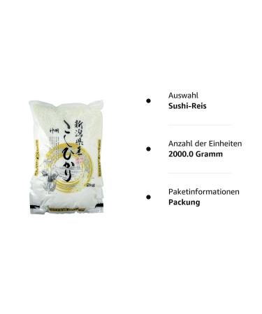 Koshihikari Sushi Rice - Premium Quality for Perfect Sushi | International Shipping Available - Buy Online on GoSupps.com