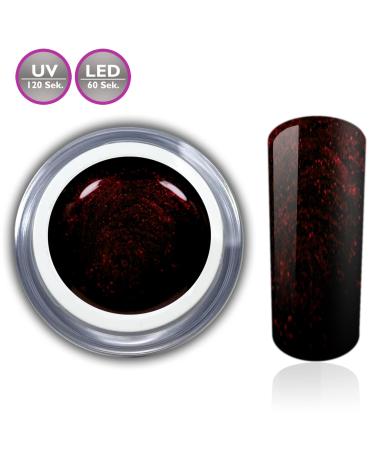 Premium Red Metallic & Glitter Color Gel Set - 5 x 5ml LED UV Nail Gels for Stunning Nail Designs | RM Beautynails - Buy Online on GoSupps.com