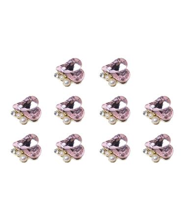 Worparsen Nail Ornament Long Lasting Faux Pearl Manicure Decor DIY Craft Sparkling C