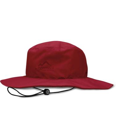 normani Waterproof Sun Hat 2-in-1 Hat - 100% Wind and Waterproof UV Protection Factor 30+ (S-3XL) XXL Burgundy