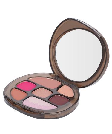 Beaupretty 1st shadow palette Multifunctional make-up plate Face cosmetics plate 8-color eyeshadow highlighting platter Coal tablet matten eyes shade form woman plastic glass colorful