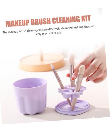 Angoily 5 Sets Makeup Brush Cleaning Bowl Cleansing Brush Makeup Tool Cleaner Brush Cleaner Kit Makeup Brush Cleaner Cosmetology Kit Make up Brush Cleaner Brush Cleaning Pad Pp Washer Tpr - Buy Online on GoSupps.com