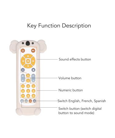 Shop Educational Baby Remote Control Toys - Musical & Interactive Toddler Toys with Coala Cover - Buy Online on GoSupps.com