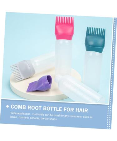 Peigne Applicateur de Teinture Capillaire Lot de 6 Flacons R utilisables chelle Gradu e Plastique pour Coloration Soin des Cheveux Longs et Courts Racines Usage Professionnel et Maison - Buy Online on GoSupps.com