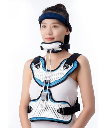 JLASER NOCKING PROTECTION Cervical Thorax orthesis V-shoulder strap breast prosthesis lumbar fracture-bracket support Head-nack-breast-stabilizer support