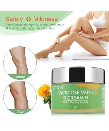 3 Boxes Healifty Varicose Veins Leg Cream - Fast Relief for Varicose Veins, Spider Veins, and Angiitis - Buy Online on GoSupps.com