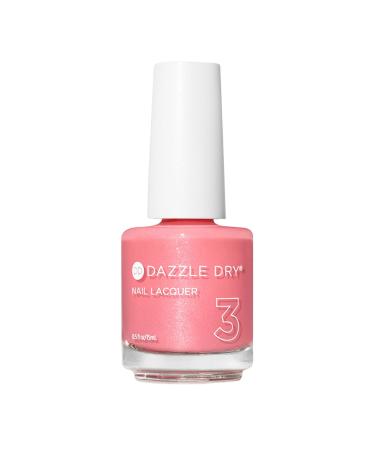 Dazzle Dry Nail Lacquer A calming blush pink with a subtle multicolored shimmer effect Semi sheer shimmer - Cherry Blossom - 0.5 Fl Oz