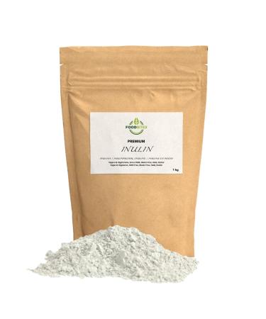 Inulin Powder 1kg - Prebiotic Fiber for Physiological Maintenance of the Intestine - Chicory Inulin 100% Purity