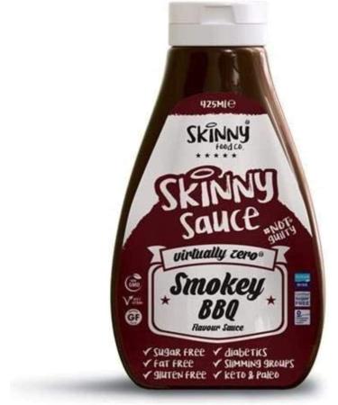 The Skinny Food Co Smokey BBQ Zero Calorie Sugar Free Sauce 425ml - Pack of 1 - Buy Online on GoSupps.com
