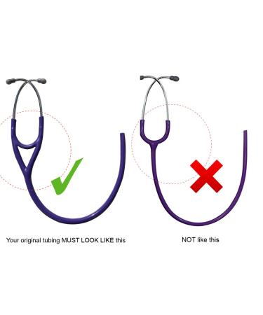Buy Reliance Medical Stethoscope Binaural Replacement Tube for Littmann Cardiology III - Purple | International Shipping Available - Buy Online on GoSupps.com