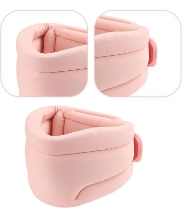 Folpus Neck Support Bandage - Soft Sponge Neck Brace for Men Women & Family | Stable Neck Support | Perfect for Car Use | Pink - Buy Online on GoSupps.com