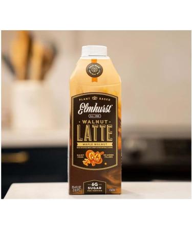 Elmhurst 1925 Maple Walnut Latte Latte v g talien aux noix et au sirop d' rable avec caf Cold Brew Cr meux noix et polyvalent 750 ml - Buy Online on GoSupps.com