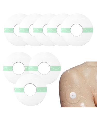 50 Pcs Sensor Covers Sensor Covers Waterproof Without Hole Sensor Covers Freestyle Sensor Cover Freestyle Sensor Patches for Swimming Showering (Clear)