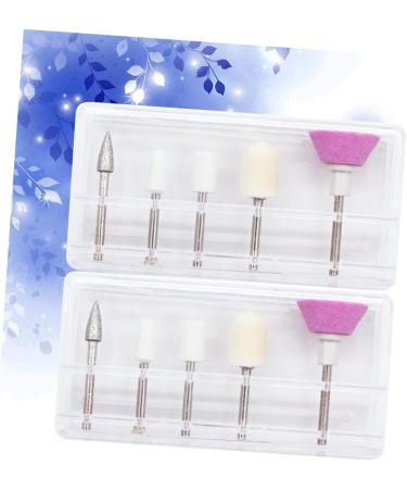 minkissy Drill nail Salon bits nail Buffing Bits Cuticle Nail drill nail bit replacement nail grinding Nail Cleaner bits nails drill bits grinding for nail manicure polishing Nails 8X4cm Assorted Color - Buy Online on GoSupps.com