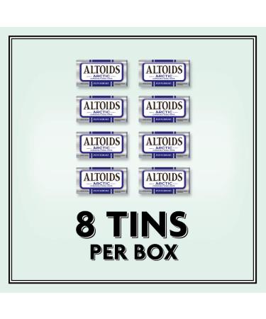 ALTOIDS Arctic Peppermint Mints 1.2oz Tin - Pack of 8 | Refreshing Mint Candy - Buy Online on GoSupps.com