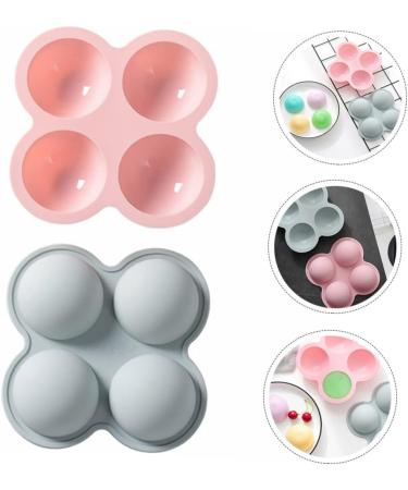 PRETYZOOM 2pcs Round DIY Home Cake Baking Mold Chocolate Molds Half for Premium Silicone Practical Making - Buy Online on GoSupps.com