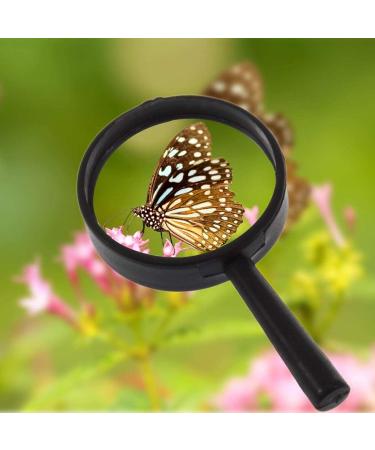 Professional Reading 5X Magnifier Hand Held Magnifying Acrylic 25mm Mini Pocket Lens Reading Full of Stars - Buy Online on GoSupps.com