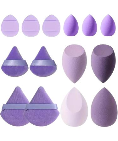 Beauty Sponges Blender | Soft Blending Sponge | Versatile Powder Puff & Beauty Sponge Wet & Dry Use for New Year Purple - Buy Online on GoSupps.com