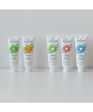 ATTITUDE Fluoride-Free Toothpaste | Plant-Based & Mineral Ingredients | Vegan & Cruelty-Free | Peppermint | 4.2 Oz - Buy Online on GoSupps.com